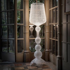 KARTELL stojací lampa Kabuki transparentní