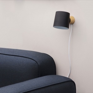 NORMANN COPENHAGEN nástěnné svítidlo Rise šedé