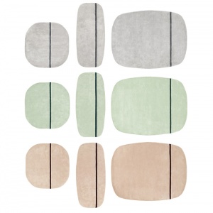 NORMANN COPENHAGEN koberec Oona 90x200cm šedý