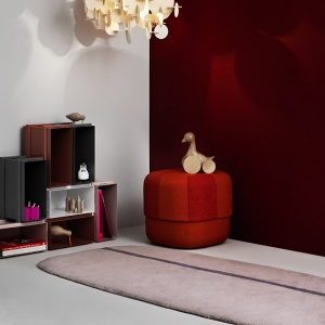 NORMANN COPENHAGEN koberec Oona 90x200cm šedý