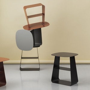 NORMANN COPENHAGEN stolek Stay vysoký rezavý