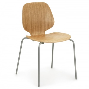 NORMANN COPENHAGEN židle My Chair dub/tmavě šedá
