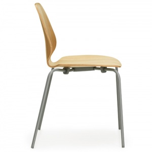 NORMANN COPENHAGEN židle My Chair dub/tmavě šedá