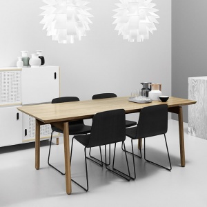 NORMANN COPENHAGEN židle Just Chair ocel/polstrovaná