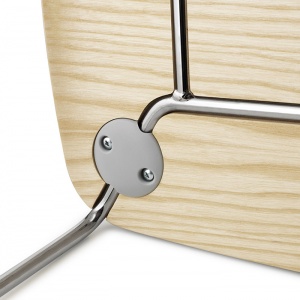 NORMANN COPENHAGEN židle Just Chair chrom/kožená