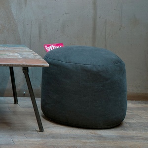 FATBOY taburet Point Stonewashed tmavě modrý