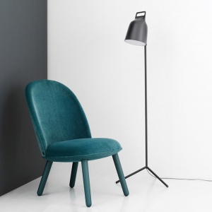 NORMANN COPENHAGEN stojací lampa Stage petrolejově zelená