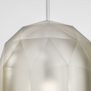 LASVIT závěsné svítidlo Polygon světle fialové matné