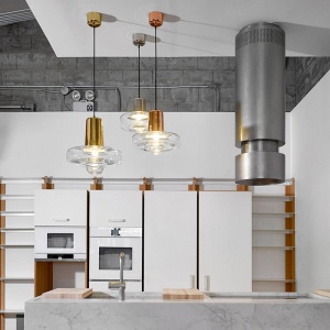 LASVIT závěsné svítidlo Spin Light velké měděné