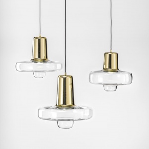 LASVIT závěsné svítidlo Spin Light velké mosaz