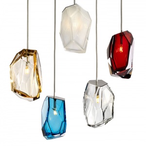 LASVIT závěsné svítidlo Crystal Rock 5