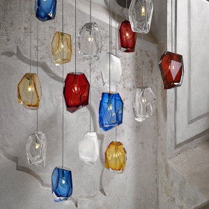 LASVIT závěsné svítidlo Crystal Rock 5