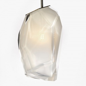 LASVIT závěsné svítidlo Crystal Rock opál