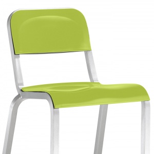 EMECO barová židle 1951 nízká zelená