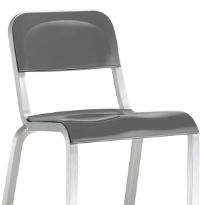 EMECO barová židle 1951 vysoká šedá