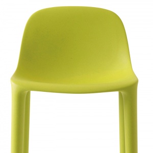 EMECO barová židle Broom nízká zelená