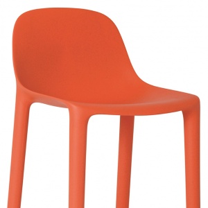 barová židle Broom nízká oranžová