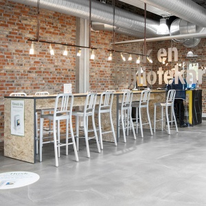 EMECO barová židle 1006 Navy vysoká matná