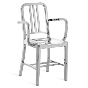židle s područkami 1006 Navy Chair lesklá