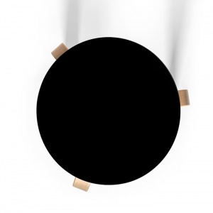 ARTEK stolička Stool 60 černá linoleum