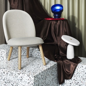 NORMANN COPENHAGEN křeslo Ace kůže černá