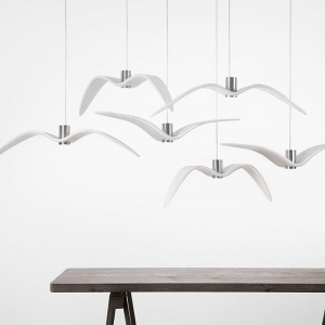 BROKIS závěsné svítidlo Night Birds I opál