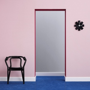 NORMANN COPENHAGEN nástěnné hodiny Watch Me černé