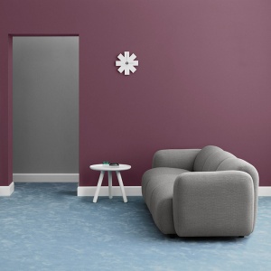 NORMANN COPENHAGEN nástěnné hodiny Watch Me bílé
