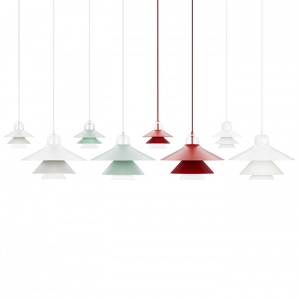 NORMANN COPENHAGEN závěsné svítidlo Ikono červené velké