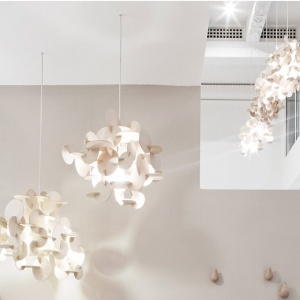 NORMANN COPENHAGEN závěsné svítidlo Bau přírodní velké