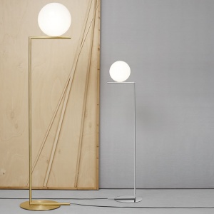 FLOS stojací lampa IC F 2 mosaz