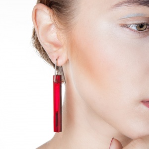 KATEŘINA REICHOVÁ náušnice LINET fialová