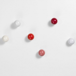 věšáky Coat Dots červené