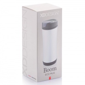 XD DESIGN cestovní hrnek Boom ECO černý