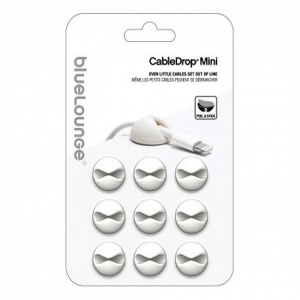 BLUELOUNGE držáky CableDrops Mini bílé