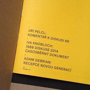 VŠUP kniha 1989 Diskuse 2014
