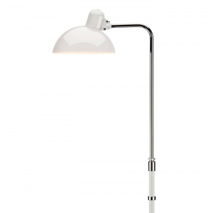 FRITZ HANSEN stojací lampa Kaiser Idell Luxus bílá lesklá