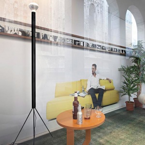 FLOS stojací lampa Luminator antracit
