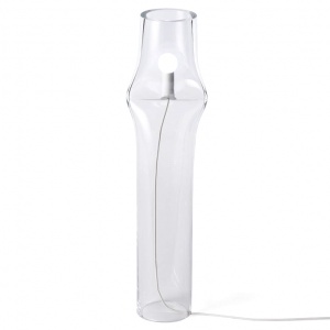stojací lampa Press čirá velká