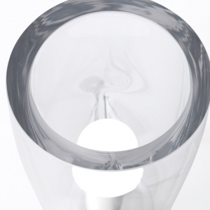 stojací lampa Press čirá velká