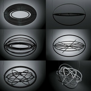 ARTEMIDE závěsné svítidlo Copernico hliníkové