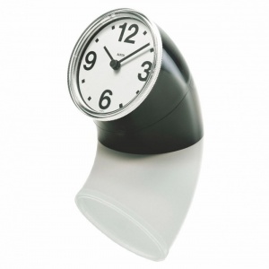 ALESSI stolní hodiny Cronotime černé