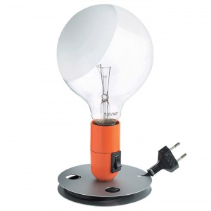 FLOS stolní lampa Lampadina oranžová