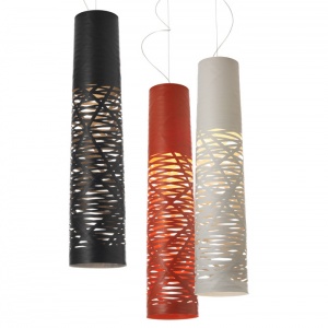 FOSCARINI závěsné svítidlo Tress střední černé