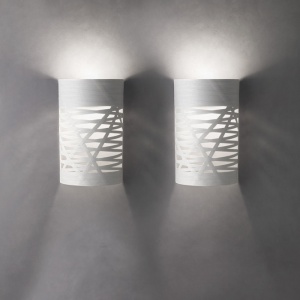 FOSCARINI nástěnné svítidlo Tress malé bílé