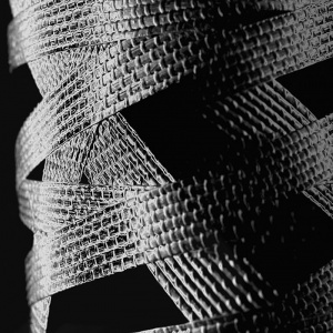 FOSCARINI stojací lampa Tress velká bílá