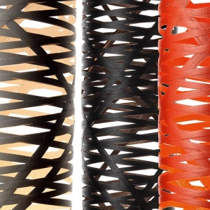 FOSCARINI stojací lampa Tress malá bílá