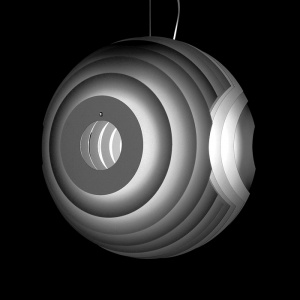 FOSCARINI závěsné svítidlo Supernova XL matný hliník