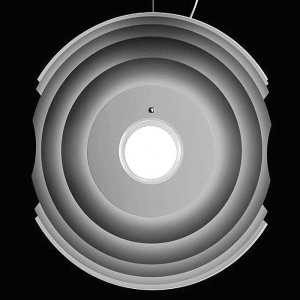 FOSCARINI závěsné svítidlo Supernova XL matný hliník