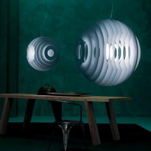 FOSCARINI závěsné svítidlo Supernova XL matný hliník